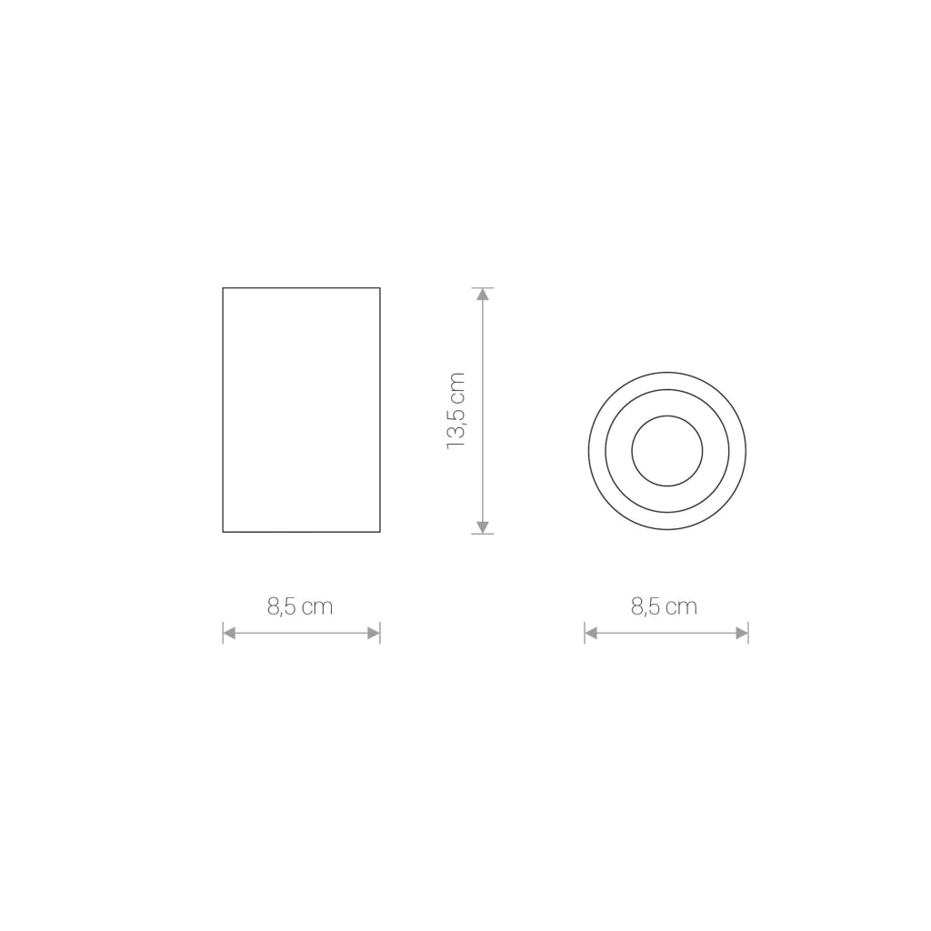 Spot soffitto Nowodvorski Alpha bianco alluminio IP54 GU10