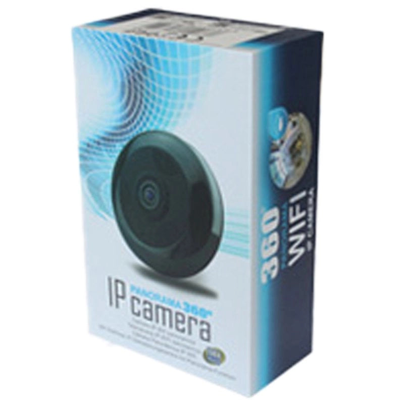 Telecamera WiFi 360° Fisheye HD 960p 2MP Telecamera di Sorveglianza Stanza Bimbo Salotto Interno Audio Bidirezionale Riproduzione Video
