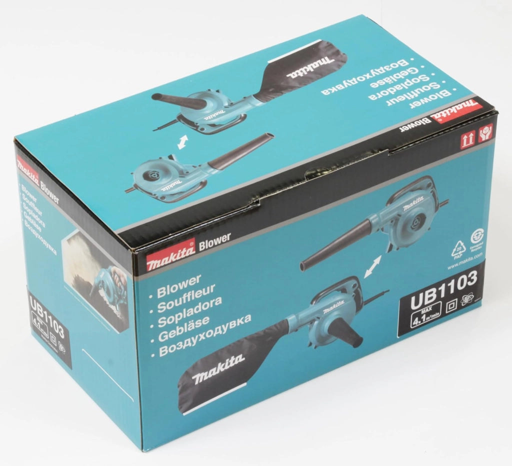 Makita SOFFIAT-ASPIRATORE 600W, Con cavo elettrico