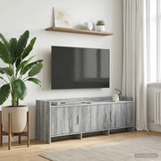 Mobile TV 130 x 33 x 47 cm Sonoma grigio Legno ingegnerizzato 8011200