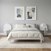 Comodino 2 pcs Bianco Lucido 48 x 49 x 65 cm