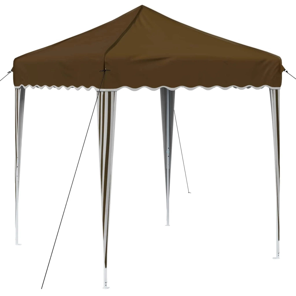 Tenda per feste a pop-up 195 x 195 x 245 cm Tortora