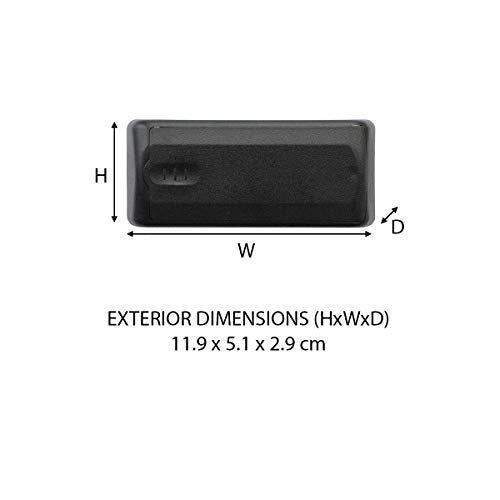 Master Lock 207EURD Portachiavi Magnetico Nascondere Chiavi di Riserva Plastica Antiruggine colore Nero