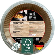 Papier per air fryer - 100 pezzi, 16 cm circolare