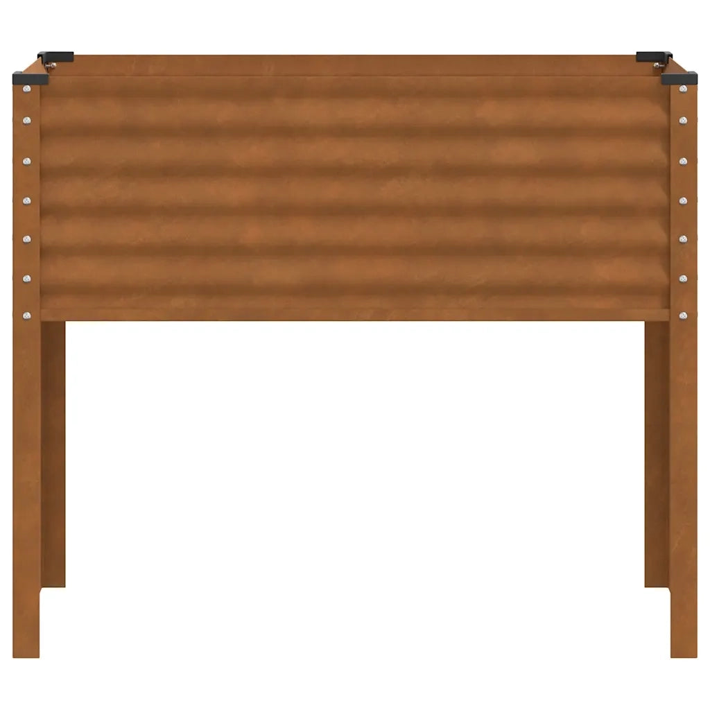 Fioriera da giardino 100x45x90 cm in acciaio corten 4008974
