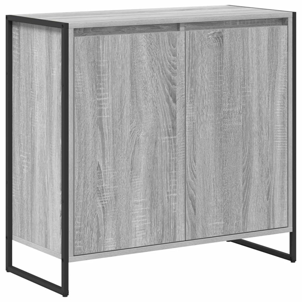 Mobile laterale Grigio Sonoma 79 x 36 x 75 cm Legno multistrato