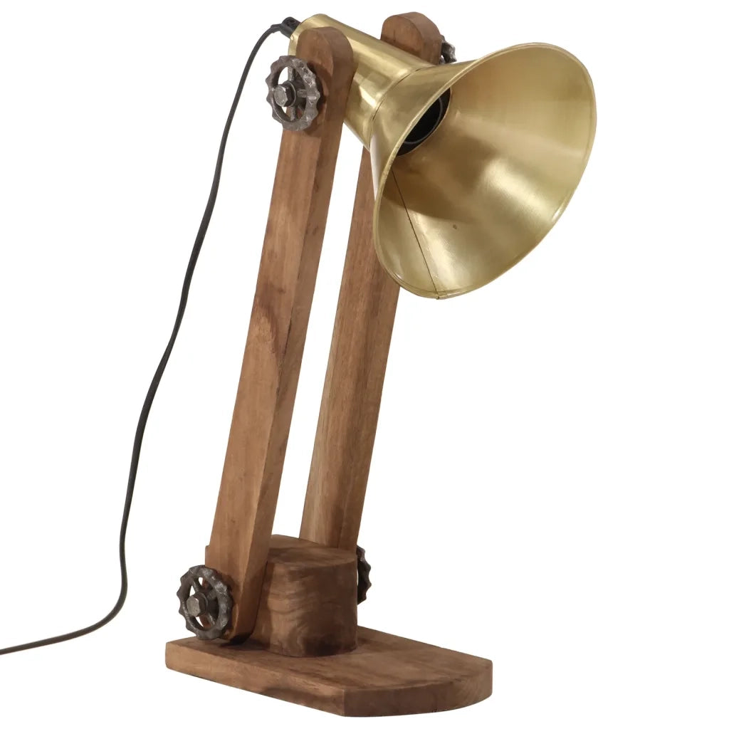 Lampada a Scrivania 25 W Ottone Anticato 23x13x52 cm E27 CFW1843443