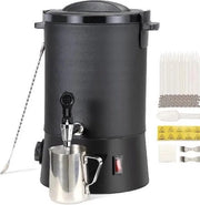 Produzione candele - Produzione sapone - Riscaldatore cera - Fornello per lavaggio - Ciotola per fusione - Elettrico - Grande - 6,5 L - Facile - Regolazione temperatura - 9 livelli
