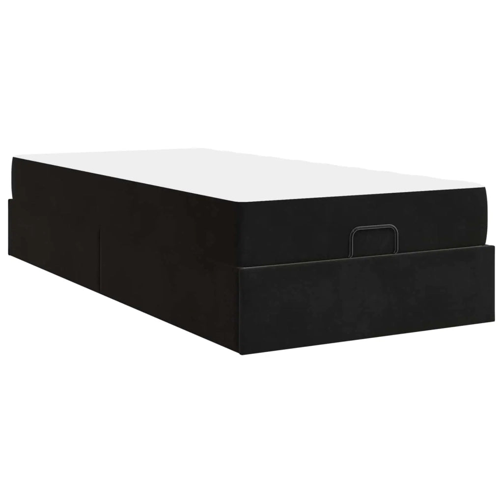 Struttura letto con materasso 2 pcs Nero Velluto 3399524