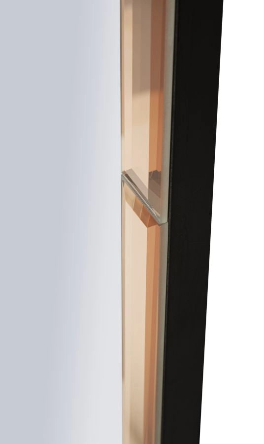 Specchio da Muro Tangeri Rosa 55x2x150 cm in MDF e Vetro e Specchio Rosa