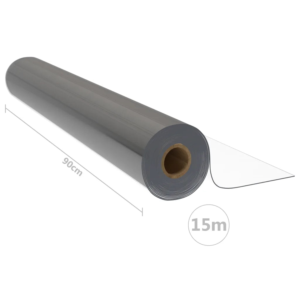 Protezione Tavolo Trasparente 0,9x15 m 2 mm in PVC