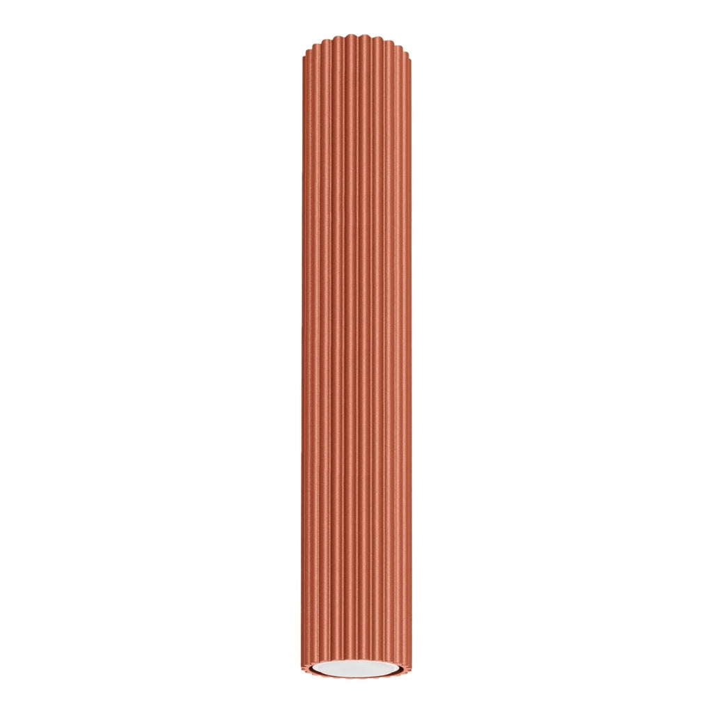 Spot soffitto GRAVIO Pure Lume rosso ocra tondo 40cm GU10