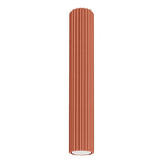 Spot soffitto GRAVIO Pure Lume rosso ocra tondo 40cm GU10