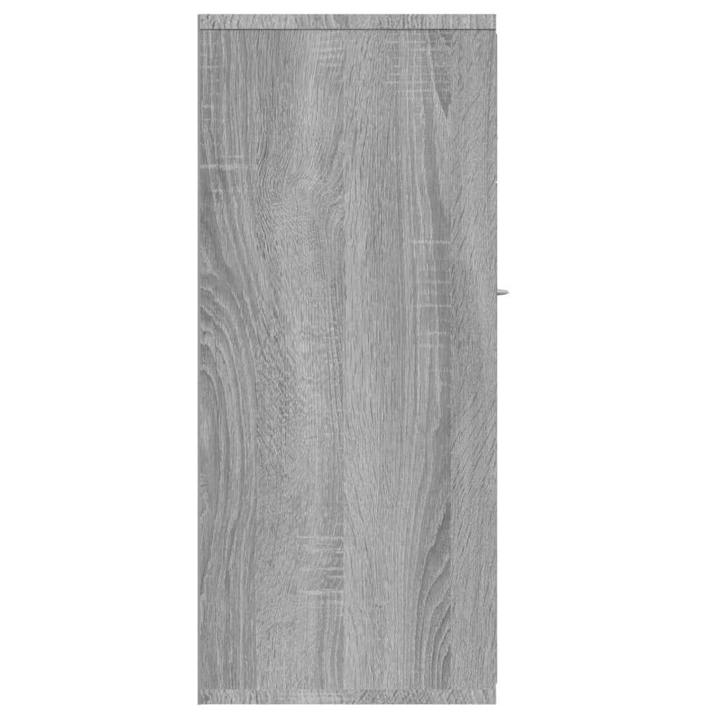 Buffet credenza cassettiera armadio mobile contenitore organizer cucina soggiorno salotto Sonoma 88 x 30 x 70 cm legno ingegnerizzato grigio 02_0036543