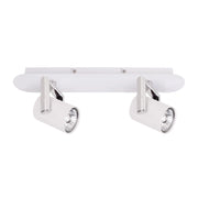 Plafoniera/Applique LED Italux Bland 2xGU10 bianco cromo