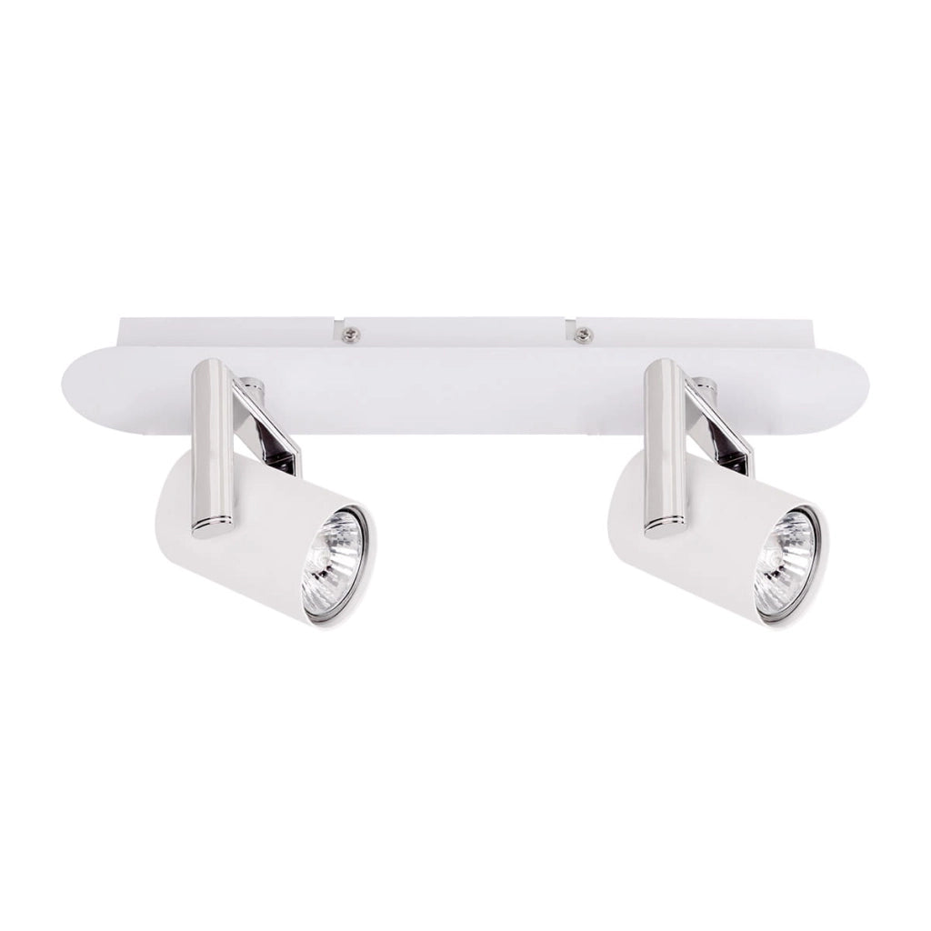 Plafoniera/Applique LED Italux Bland 2xGU10 bianco cromo