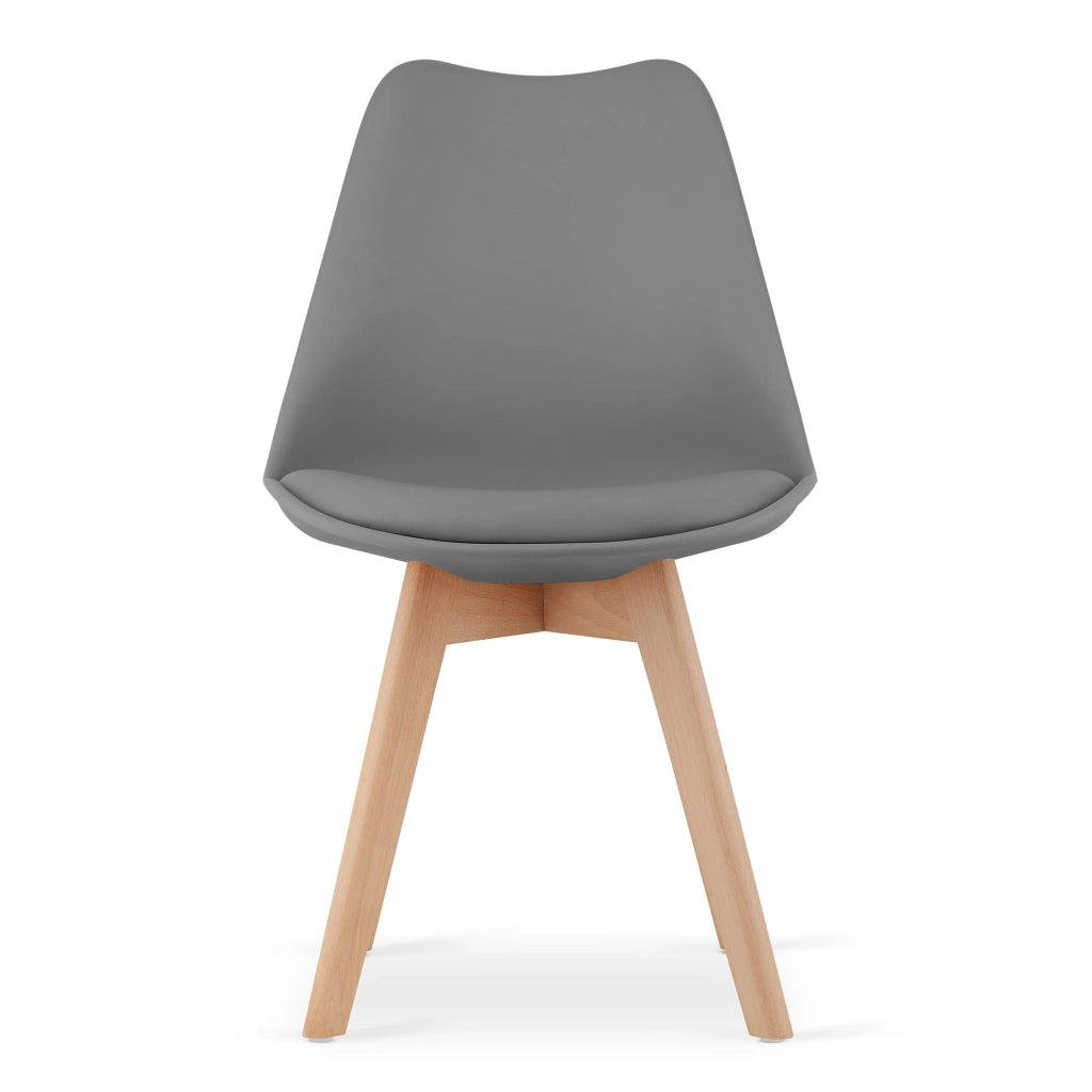 Sedia VALORA RIXK Graphite - Design ergonomico per soggiorno x3