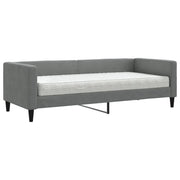 Divano letto | Sof¨¤ letto | Letto singolo con Materasso Grigio Scuro 80x200 cm in Tessuto