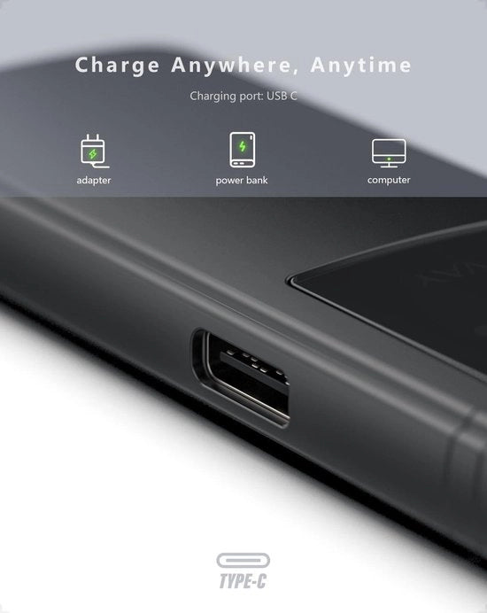 Aansteker Premium USB C Oplaadbaar per Uomo - Cavo di Ricarica non Incluso