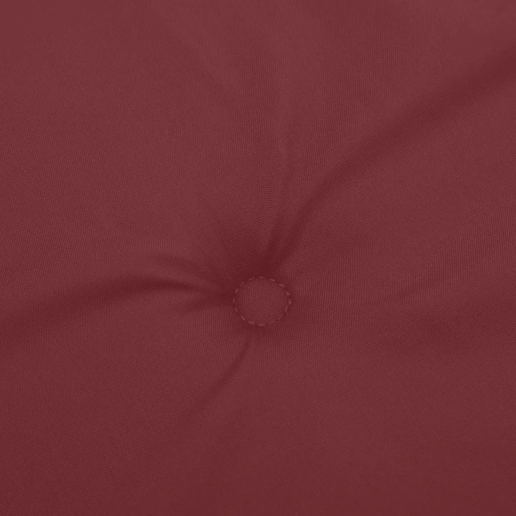 Cuscini Panca Giardino 2pz Rosso Vino MÃ©lange 200x50x7 cm