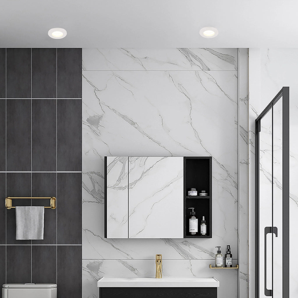 Faretto incasso rotondo bianco IP65 GU10 Lagos Light Prestige