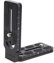 L-beugel di rapida messa a punto a placca - Piatto di fissaggio rapido in alluminio - Leggero - Adatto per fotocamere - Ideale per riprese verticali