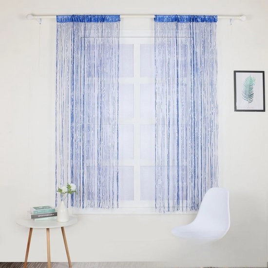 Gordino da Parete 100cm*200cm per Festa di Compleanno o Matrimonio - Tendina con Luce Codificata - Decorazione per la Camera da Pranzo o Sala da Pranzo - Tendina da Parete - Tendina a Corda - Tendina di Separazione - Tendina di Schermo - Tendina con Asta