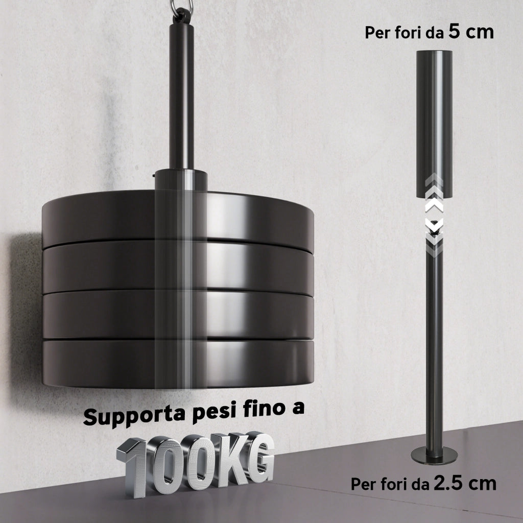 Pulley Machine Home Gym e Puleggia LAT Machine Attacco per Dischi Pesi Universali con Accessori
