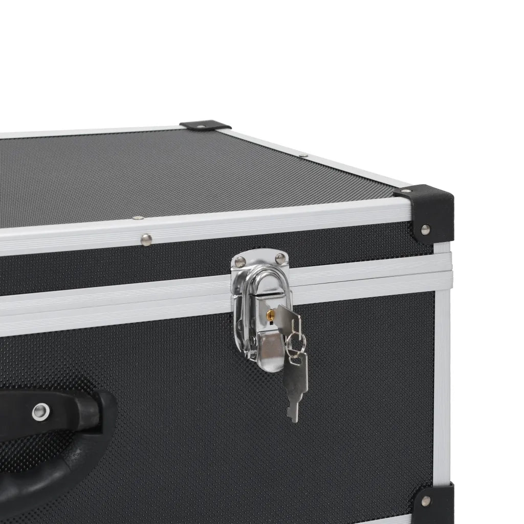 Custodia CD per 80 CD in Alluminio ABS Nero