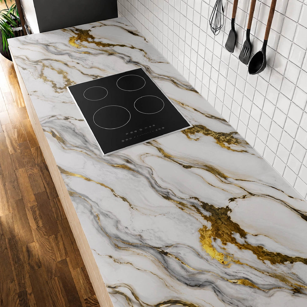 Carta Adesiva Da Rivestivmento 60x300 cm Pellicola Autoadesiva Impermeabile per Mobili, Pareti, Cucina, Tavoli e Top Cucina – Rivestimento Rimovibile per Superfici Lisce e DIY Disegno17