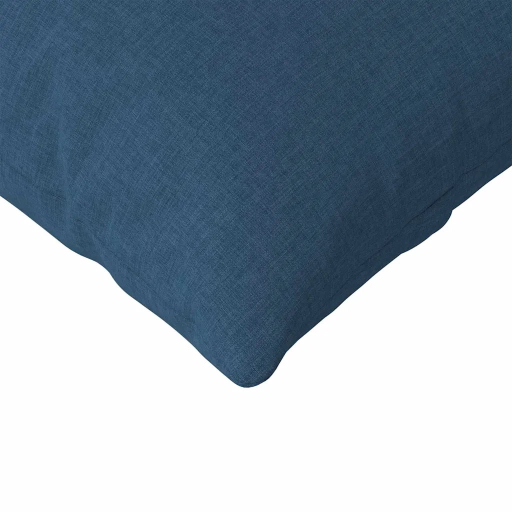 Cuscini da Divano 2 pz-Set di 2 Cuscini per Sofa Blu 120 x 40 cm Tessuto