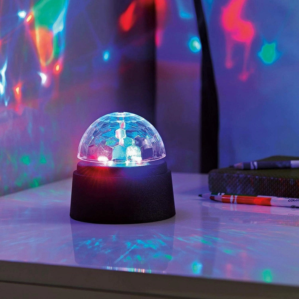 Trade Shop - Proiettore Lampada Led Rgb Rotante Da Tavola Luci Strobo Per Disco E Party Usb -