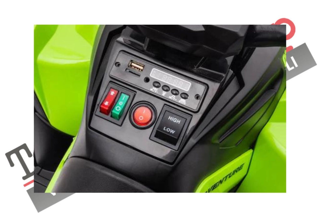 Tecnobike Shop Quad Elettrico per Bambini ATV  1.0 12V  con Radiocomando colore Blu
