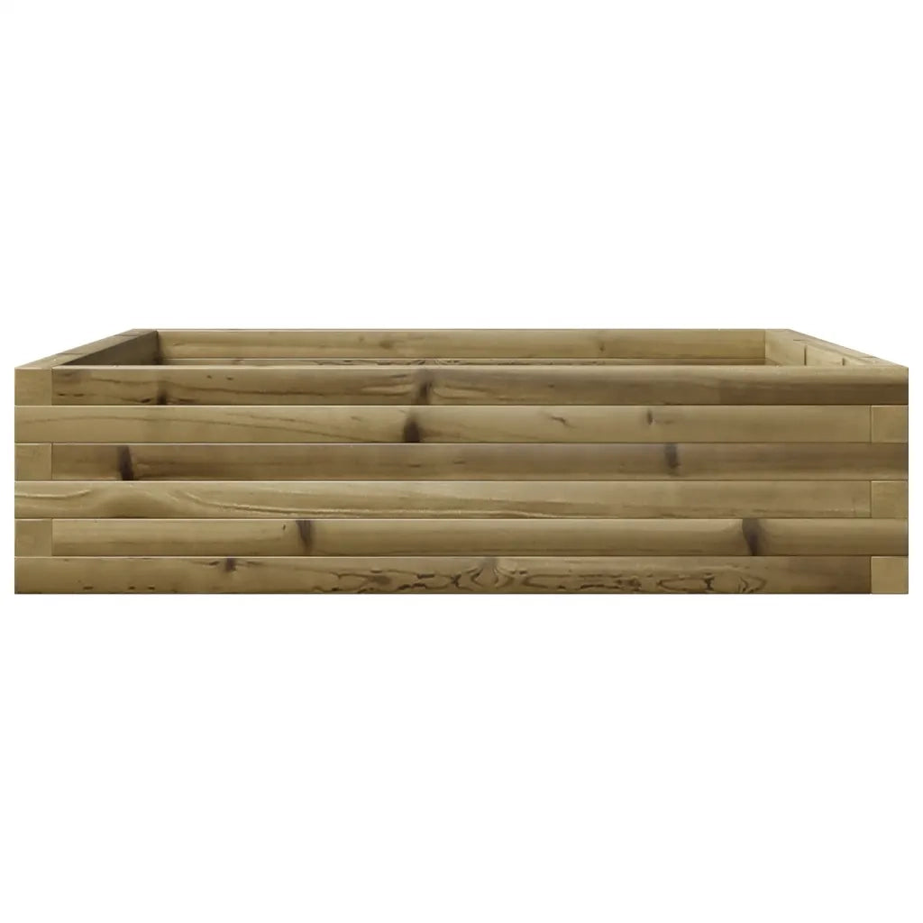 Fioriera da Giardino 90x90x23 cm in Legno di Pino Impregnato 847207