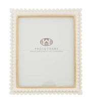 Cornice Petal White Glam Cm 25.4X2.3X30.5  (Misura Interna Cm 15X20)