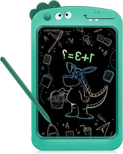 Tavolo da disegno LCD per bambini 3-6 anni, dimensioni 215 cm, tavolo da disegno per bambini con design colorato, tover tavolo da disegno con dinosauro, giocattolo per bambini, ideale per Natale