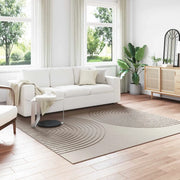 Tappeti per area Quadrato GALATI Beige 240 x 240 cm Poliestere