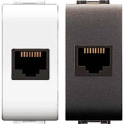 PRESA TELEFONICA 'MYLIFE' RJ11 Plug 6/4 - Bianco - EC ELETTROCANALI
