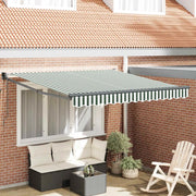 Tenda da Sole Verde e Bianco 300 x 250 x 165 cm Poliestere 3330188