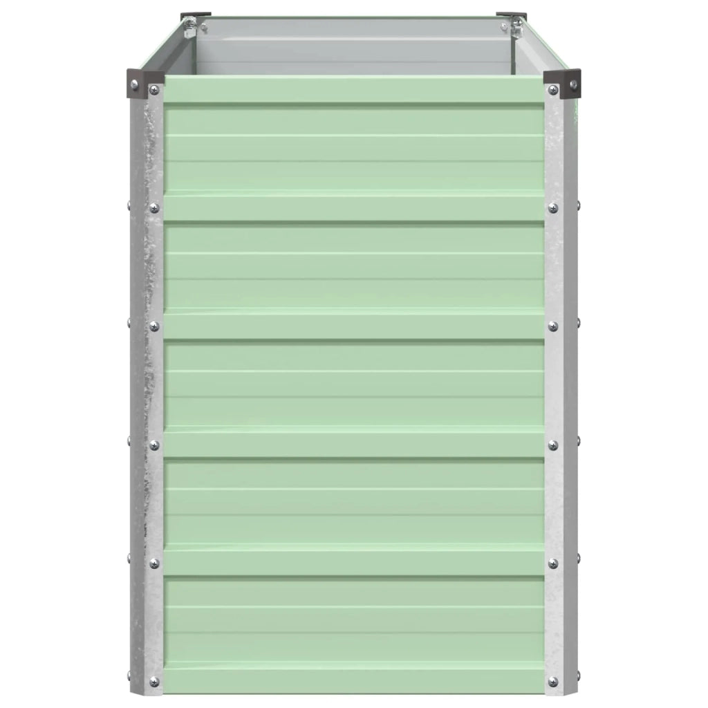 Letto rialzato da giardino Verde Pastello 100 x 40 x 55 cm 8006239