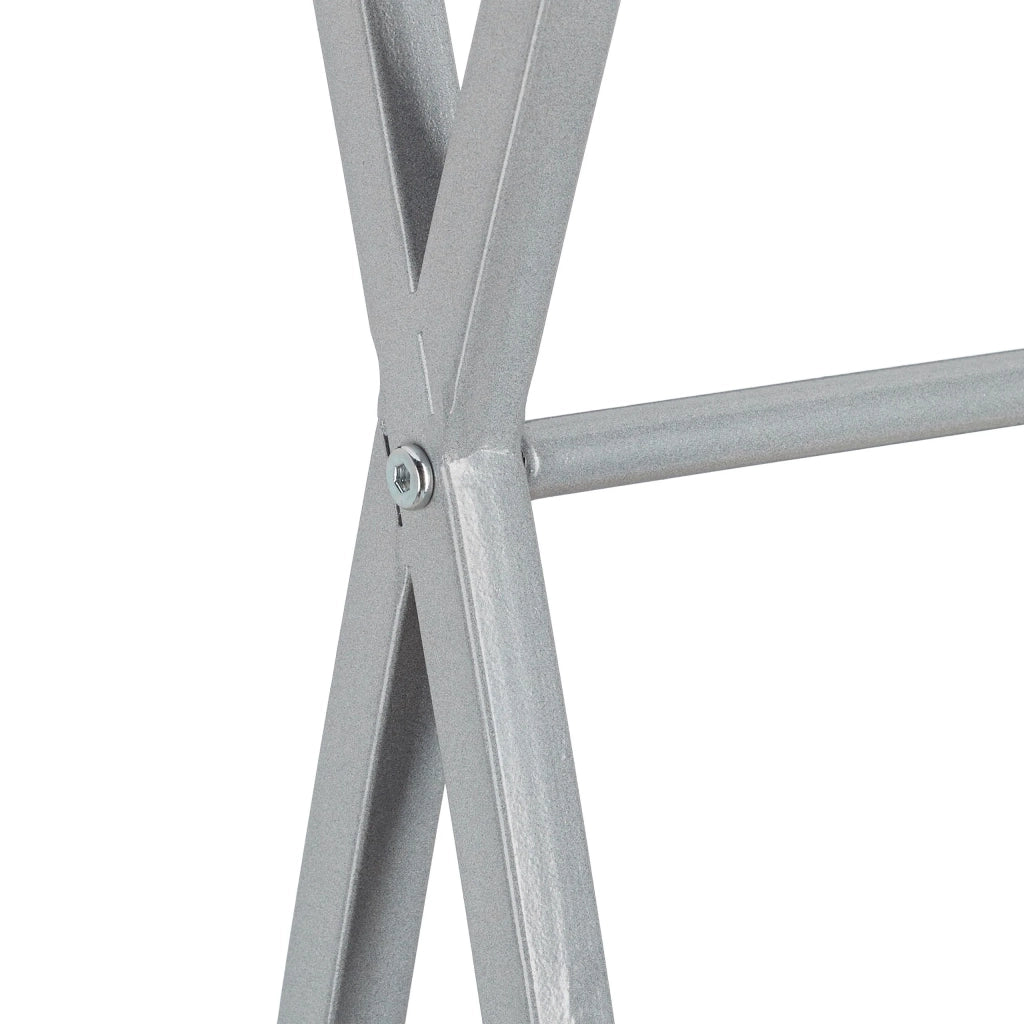 Portasciugamani da terra di design 93 cm bambù e acciaio 13_0002281