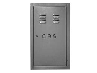 SPORTELLO CONTATORE GAS IN ACCIAIO ZINCATO   cm.34x44h.