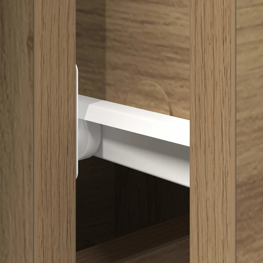 Credenza con cassetto Rovere artigianale 101,5 x 35 x 70 cm 862146