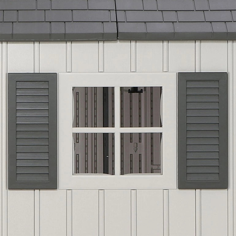 Casetta da giardino molto capiente in plastica Lifetime Chateau 244 x 533 x 239 cm by Ezooza