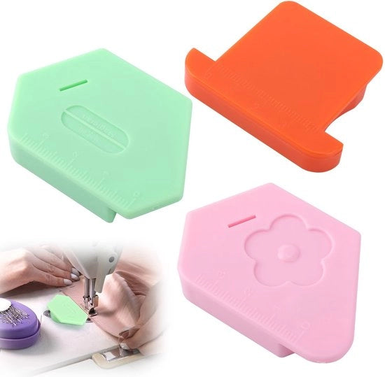 Accessorio da cucito 3 in 1 - Guida magnetica - Multifunzionale - Universale - Progettato a mano - Per macchina da cucire - Aiuto da cucito