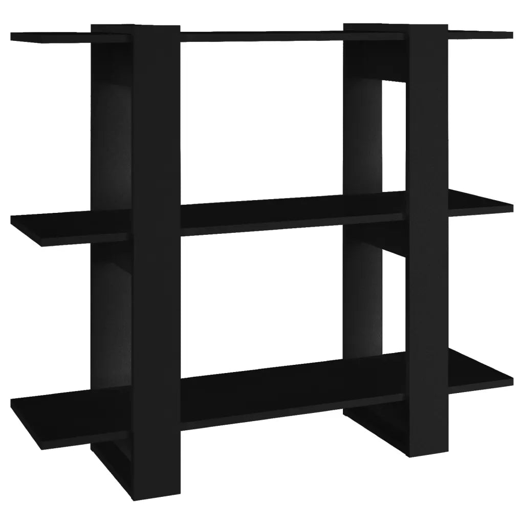 Libreria/Divisorio Nero 100x30x87 cm 811548