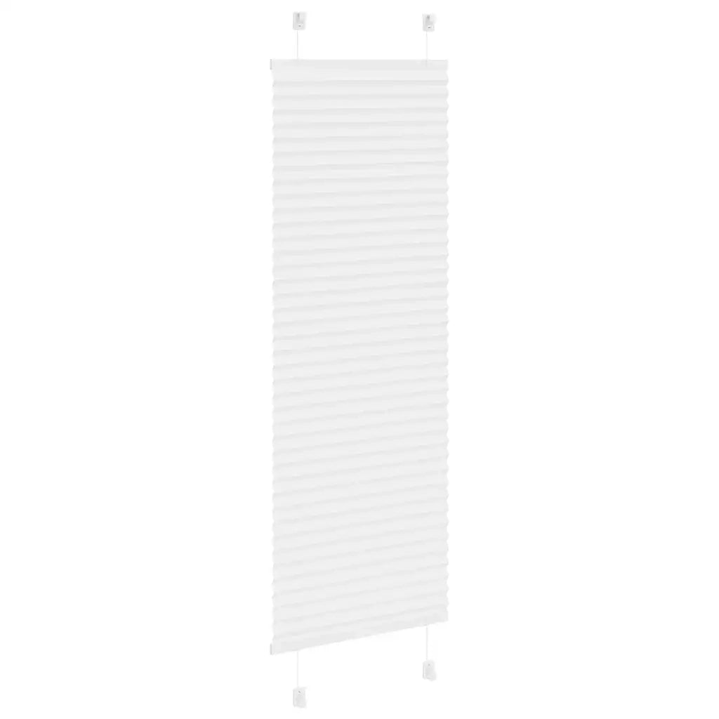 Tenda Plissettata Bianca 50x100 cm Larghezza Tessuto 49,4 cm 4015473
