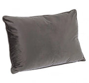Set 4 Cuscini in Velluto Grigio Scuro Moderni da Interno - ARCADIA