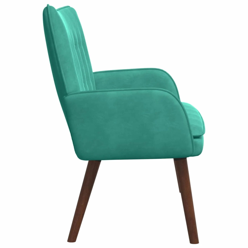 Sofa a Due Posti Turchese 115 x 61 x 87 cm Velluto