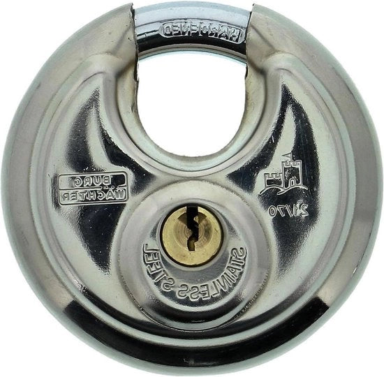 Chiusura a gomito 21 70 Sb - Chiusura a gomito rotonda verniciata in acciaio inossidabile - Argento